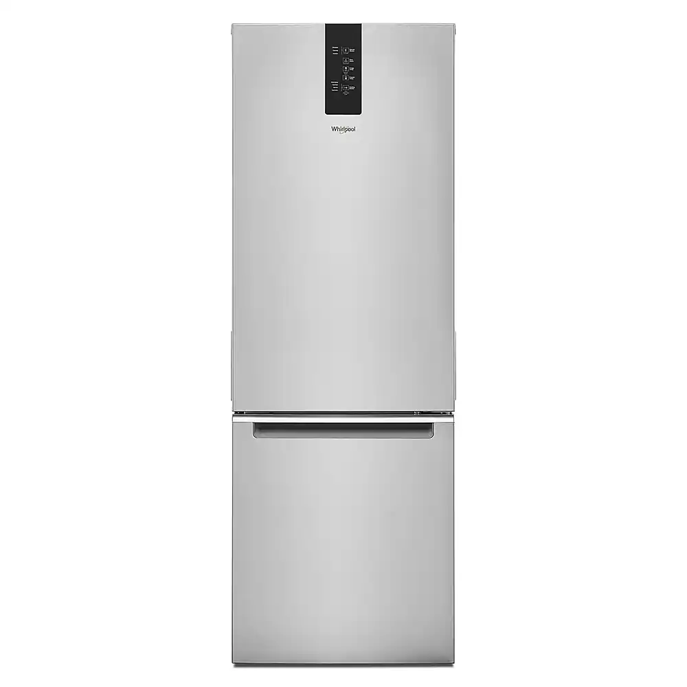 Whirlpool - 12.7 Cu. Ft. Garage Ready Bottom-Freezer Counter-Depth Refrigerator - Stainless Steel