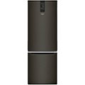Front Zoom. Whirlpool - 12.7 Cu. Ft. Bottom-Freezer Counter-Depth Refrigerator - Fingerprint Resistant Black Stainless.