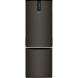 Whirlpool - 12.7 Cu. Ft. Bottom-Freezer Counter-Depth Refrigerator - Black Stainless Steel - Front_Zoom