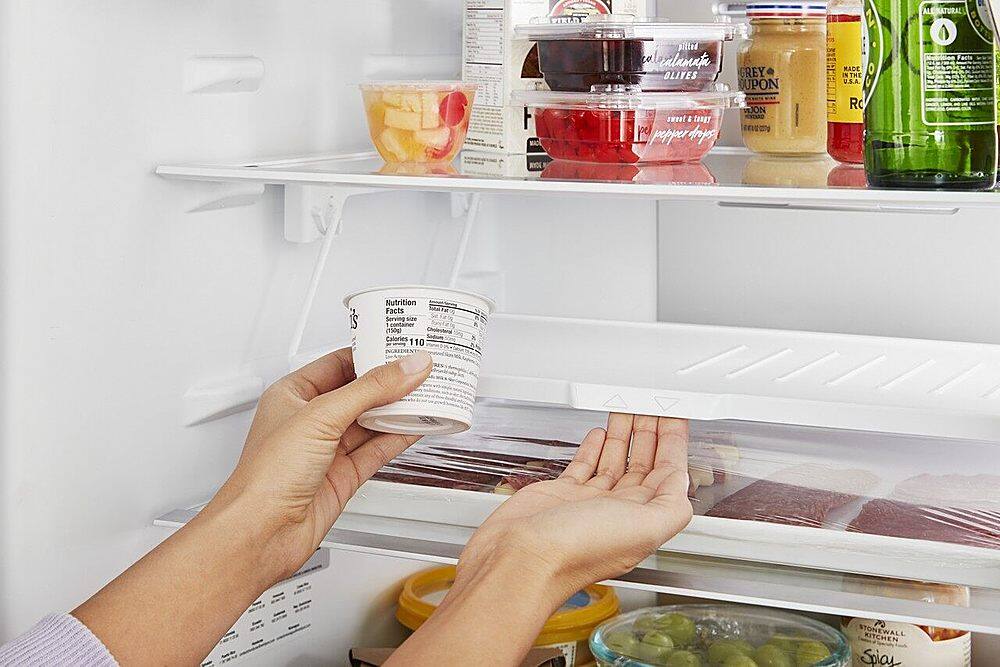 Whirlpool 12.7 Cu. Ft. Bottom Freezer Counter Depth Refrigerator Black