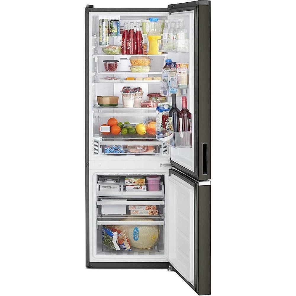 Whirlpool 12.7 Cu. Ft. Bottom Freezer Counter Depth Refrigerator Black