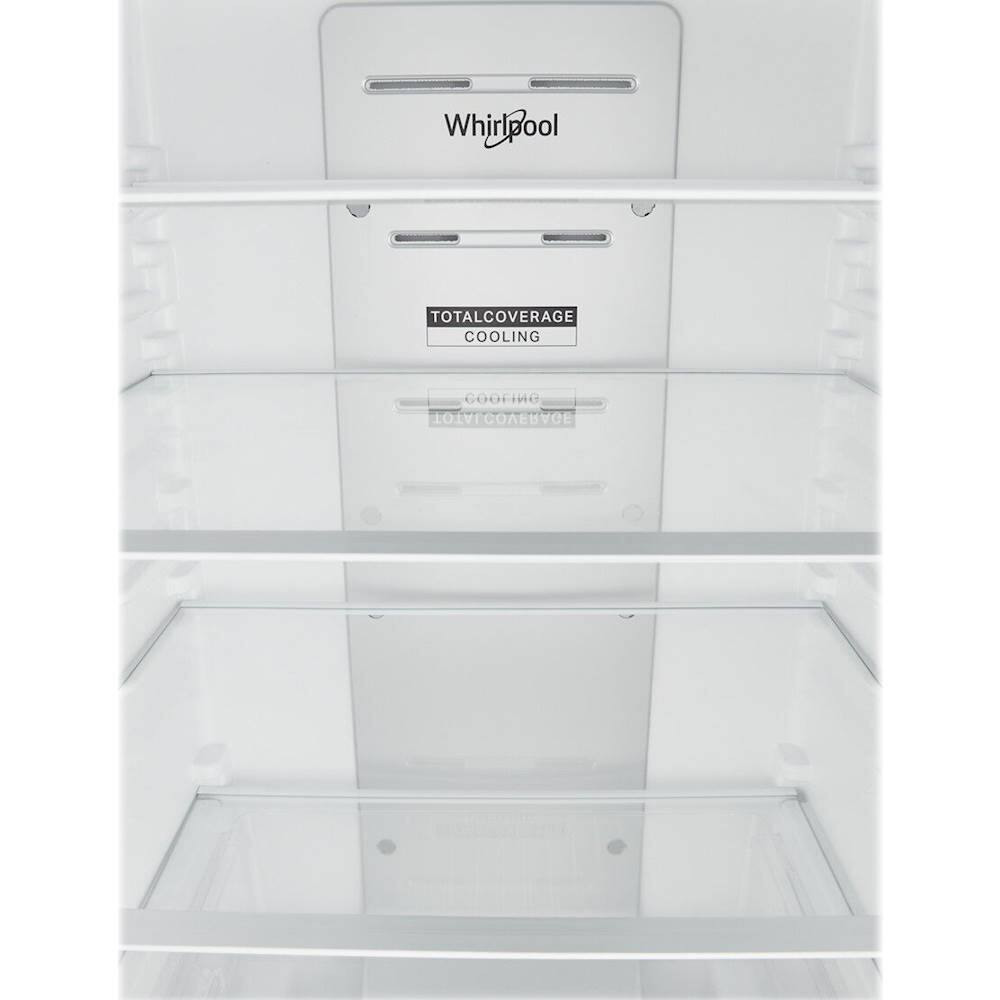 Alt View 11. Whirlpool - 12.7 Cu. Ft. Bottom-Freezer Counter-Depth Refrigerator - Black.