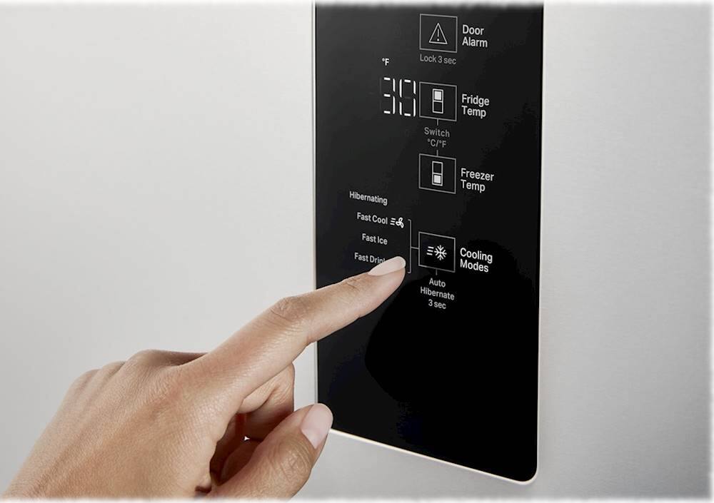 Alt View 11. Whirlpool - 12.7 Cu. Ft. Bottom-Freezer Counter-Depth Refrigerator - Fingerprint Resistant Stainless Steel.