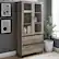 Alt View 16. Walker Edison - 2-Drawer Storage Armoire Bookcase Cabinet - Gray Wash.