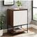 Left. Walker Edison - Modern MDF Accent Storage Cabinet - Dark Walnut/Solid White.