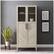 Alt View 11. Walker Edison - Storage Armoire Bookcase Cabinet - Birch.