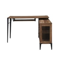 Walker Edison L-Shaped Wood Corner Bookcase Computer Desk Deals