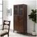 Alt View 12. Walker Edison - Storage Armoire Bookcase Cabinet - Dark Walnut.