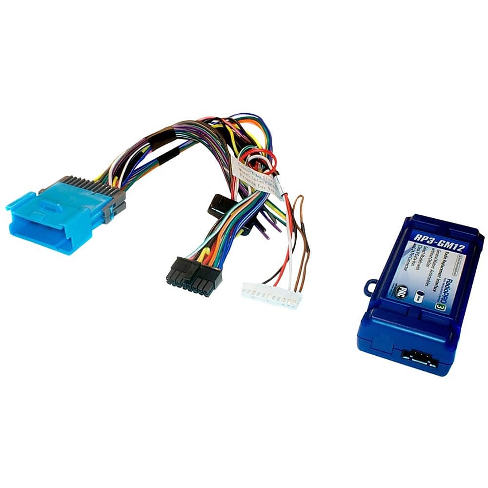 Front. PAC - Radio Replacement Interface for Select GM Vehicles - Blue.