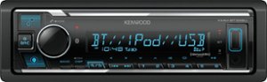 Kenwood - In-Dash Digital Media Receiver - Built-in Bluetooth - Satellite Radio-ready with Detachable Faceplate - Black