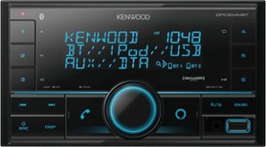Kenwood - Built-in Bluetooth - In-Dash Digital Media Receiver - Black - Front_Zoom