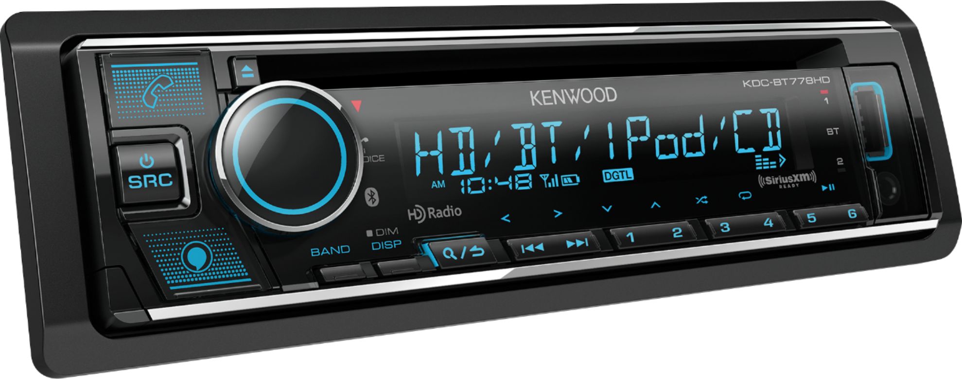 Best Buy: Kenwood In-Dash CD/DM Receiver Built-in Bluetooth 