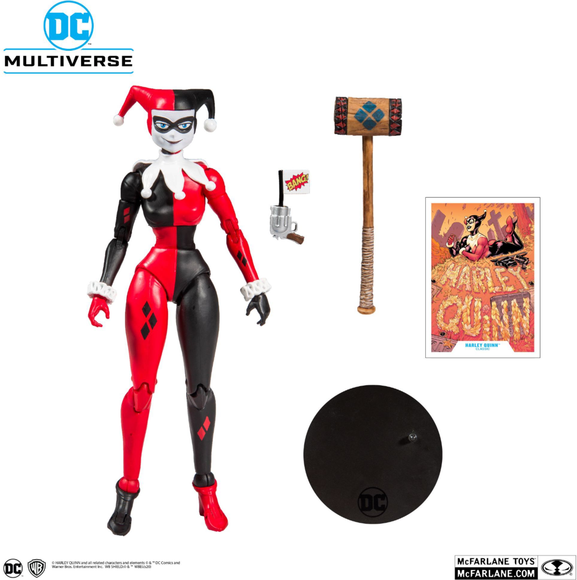 Harley Quinn 30th Anniversary (DC Direct) Red/Black 1:2 Replica Baseball  Bat - McFarlane Toys Store