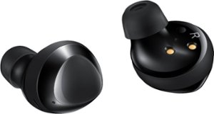 Samsung - Galaxy Buds+ True Wireless Earbud Headphones - Black - Front_Zoom