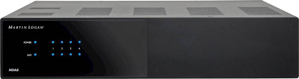 Front. MartinLogan - 8.0-Ch. Matrix Distribution Amplifier - Black.