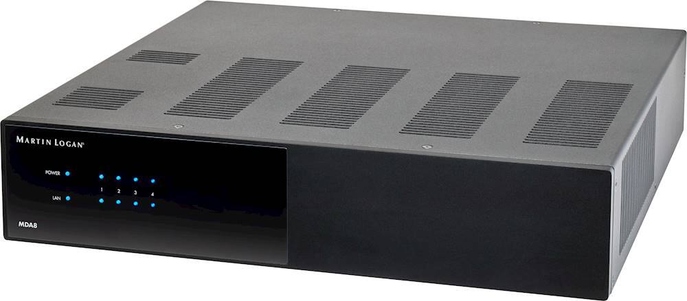 Left. MartinLogan - 8.0-Ch. Matrix Distribution Amplifier - Black.