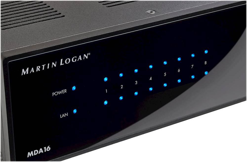 Alt View 11. MartinLogan - 16.0-Ch. Matrix Distribution Amplifier - Black.