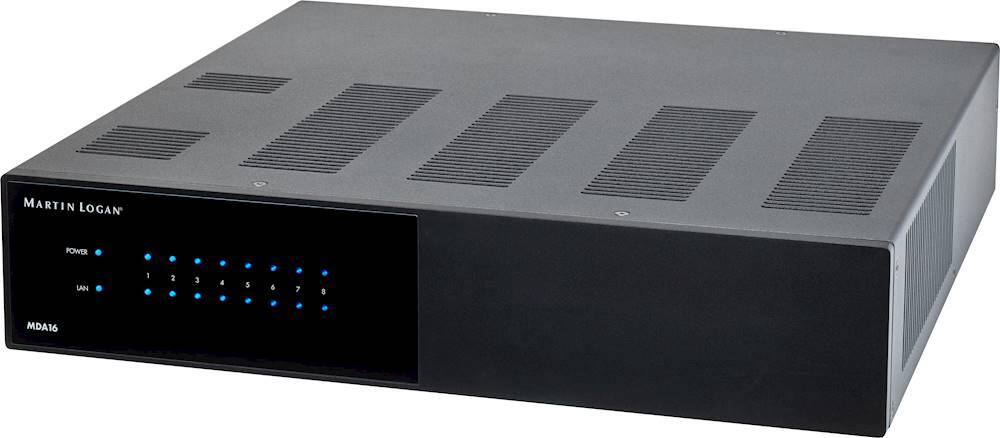 Left. MartinLogan - 16.0-Ch. Matrix Distribution Amplifier - Black.