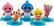 Front. Pinkfong - Baby Shark Figure Pack - Multicolor.