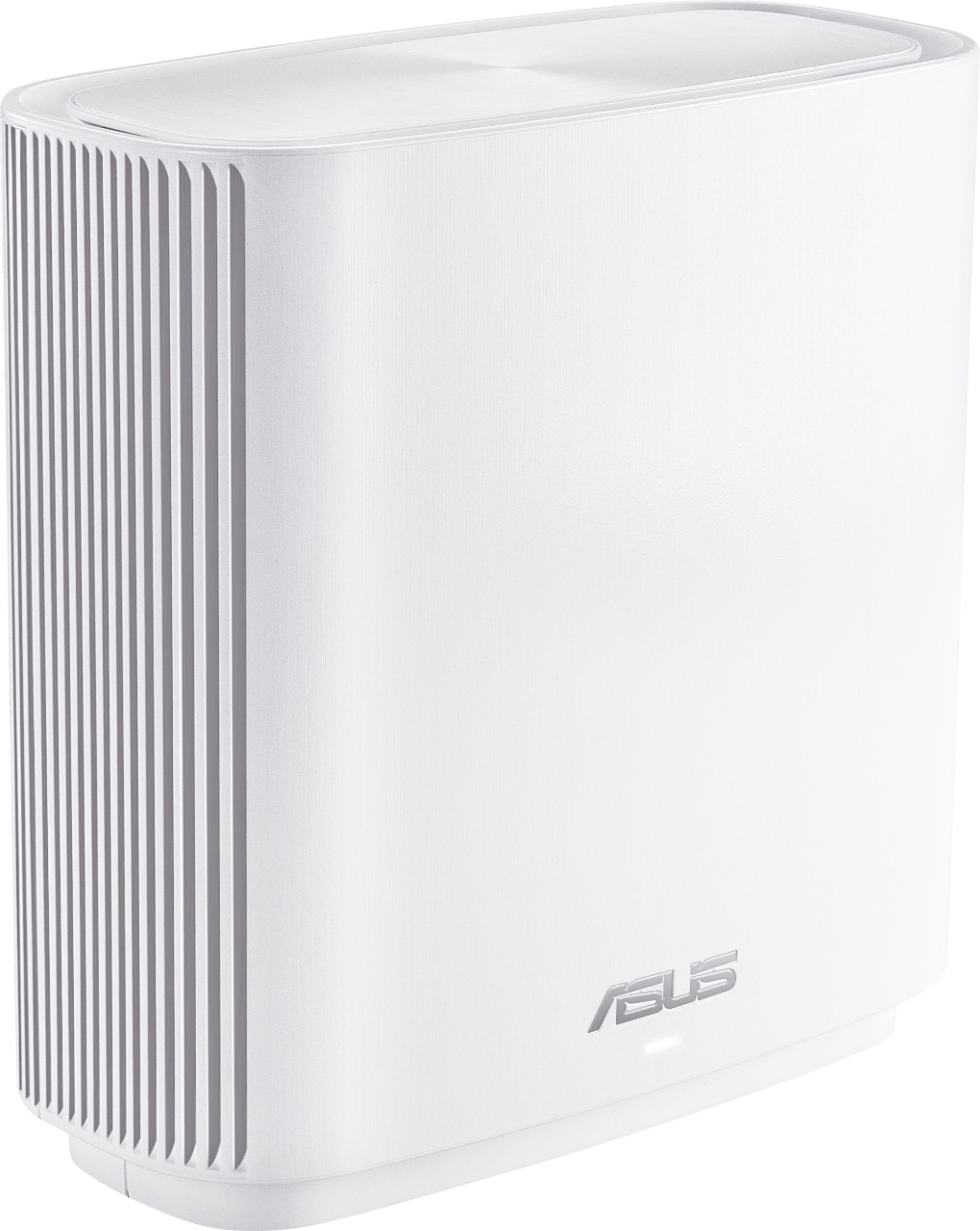 Angle View: ASUS - ZenWiFi AC3000 Tri-Band Mesh Wi-Fi System (2-pack) - White - White