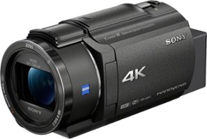 Sony - Handycam AX43 4K Camcorder - Black - Angle_Zoom