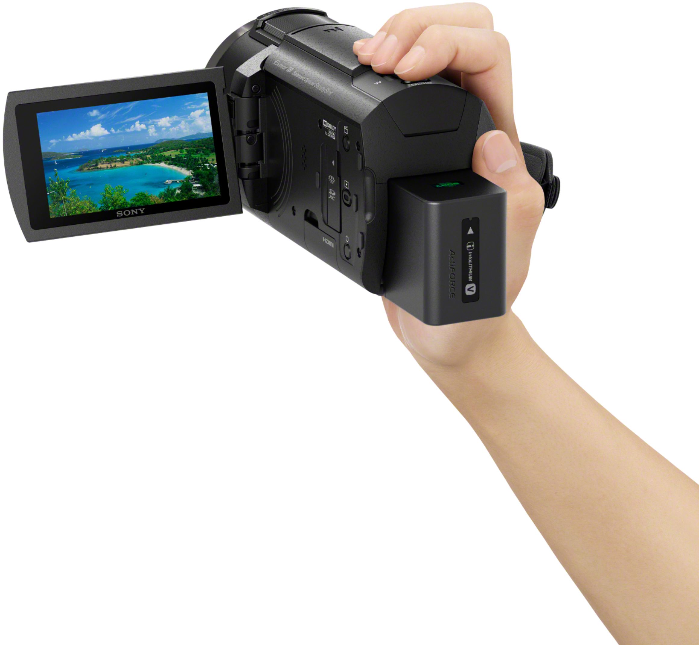 Sony Handycam AX43 4K Camcorder Black FDRAX43/B - Best Buy