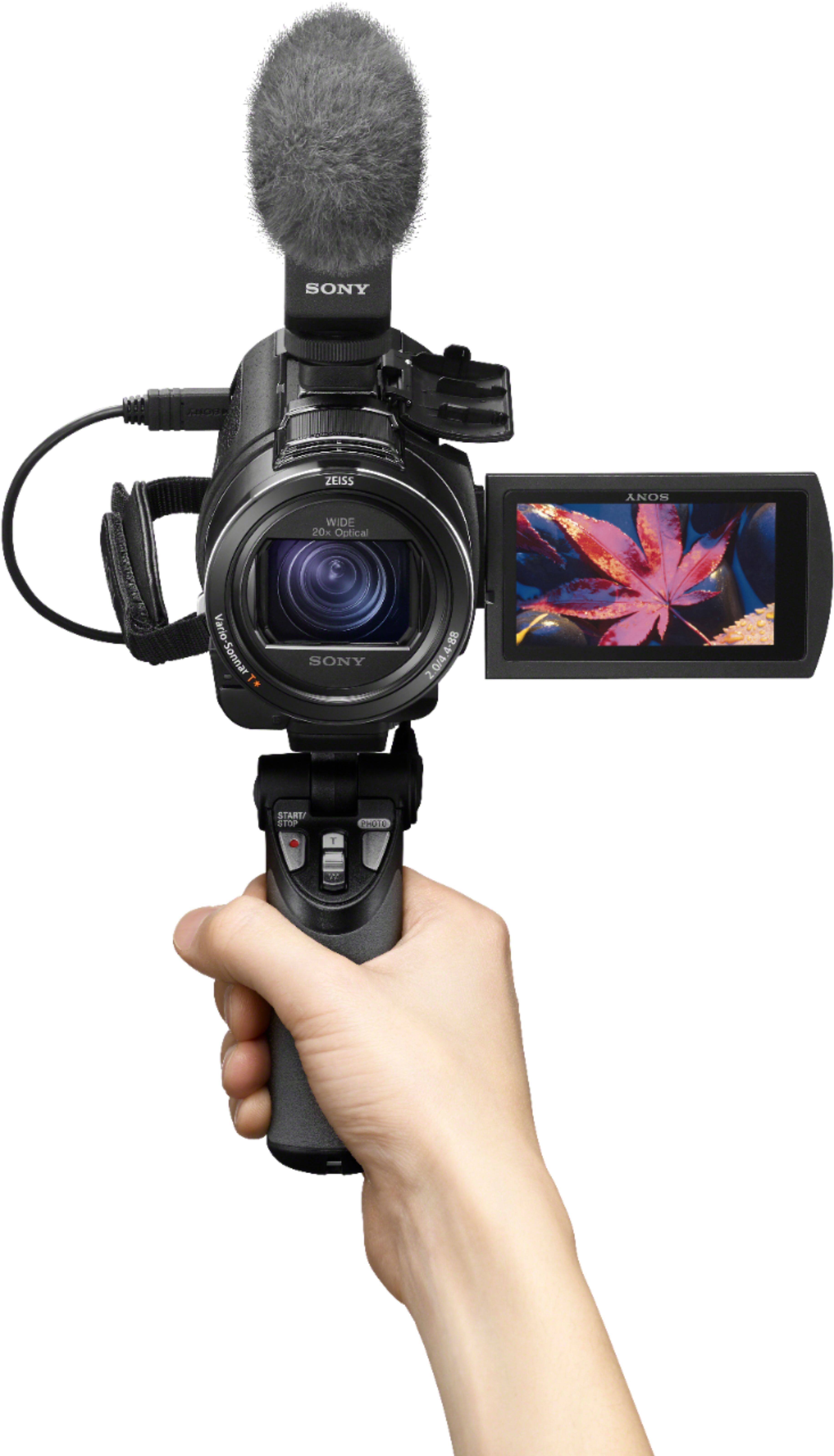 Alt View 18. Sony - Handycam AX43 4K Camcorder - Black.