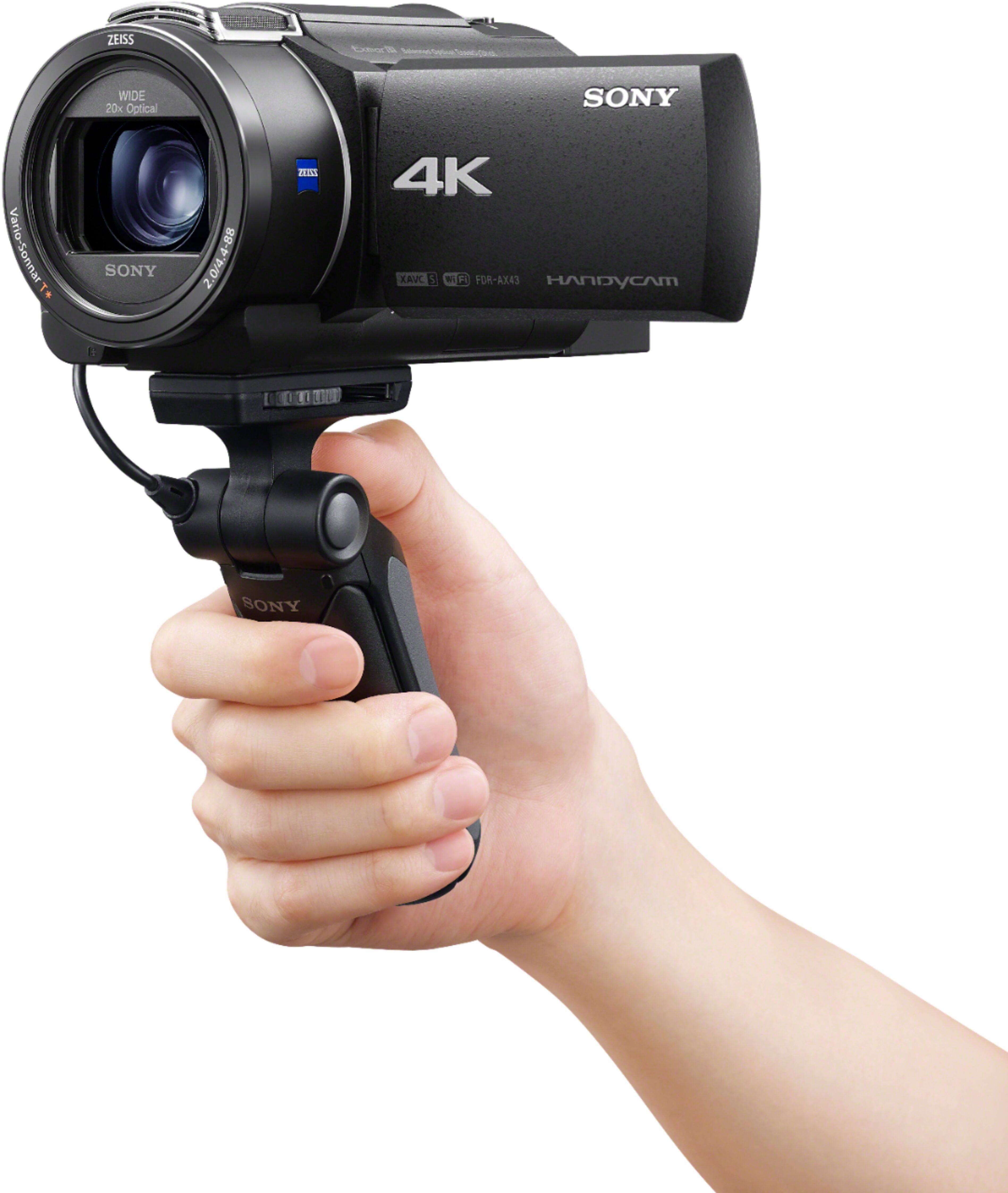 Alt View 21. Sony - Handycam AX43 4K Camcorder - Black.