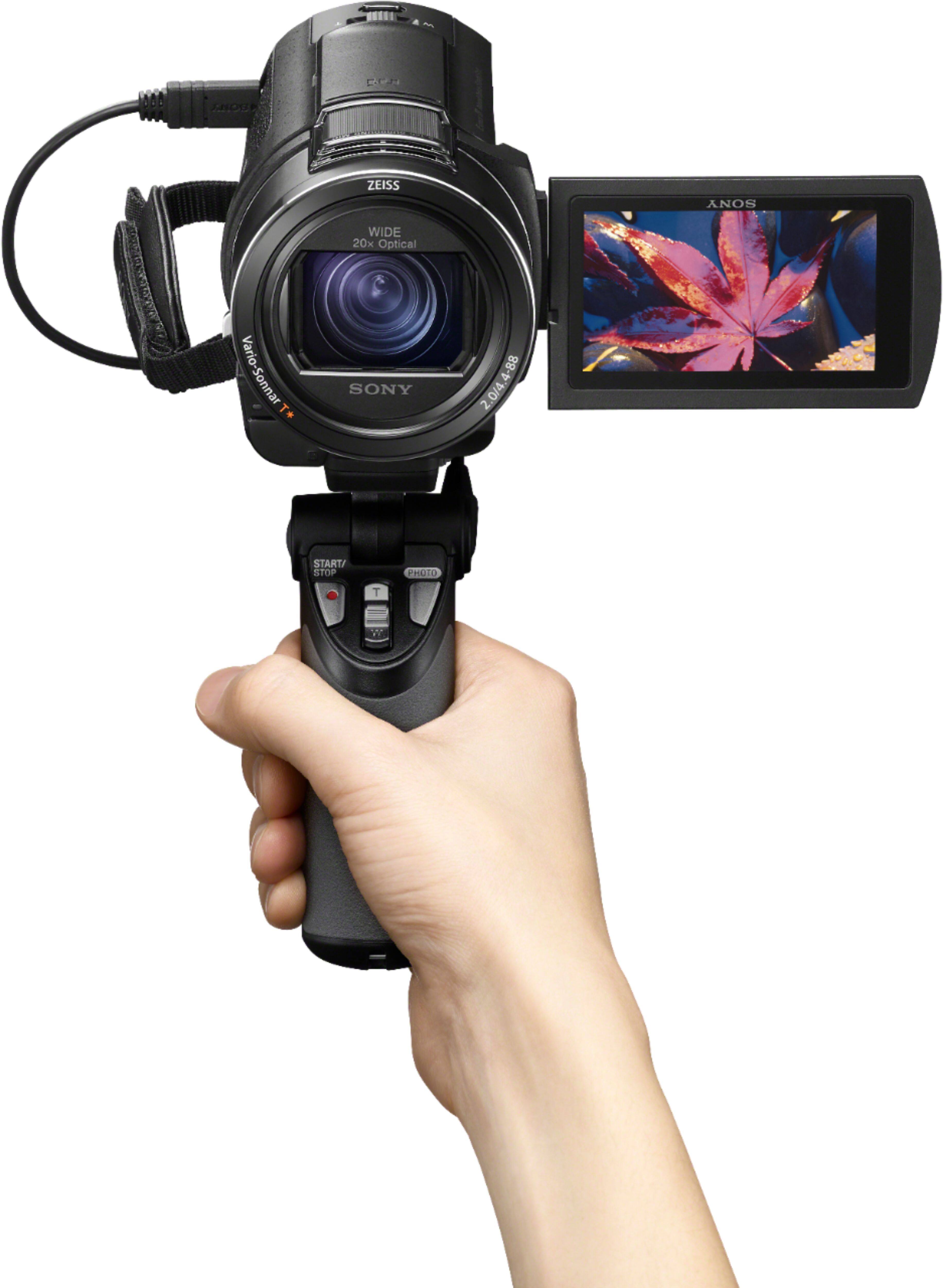 Alt View 22. Sony - Handycam AX43 4K Camcorder - Black.