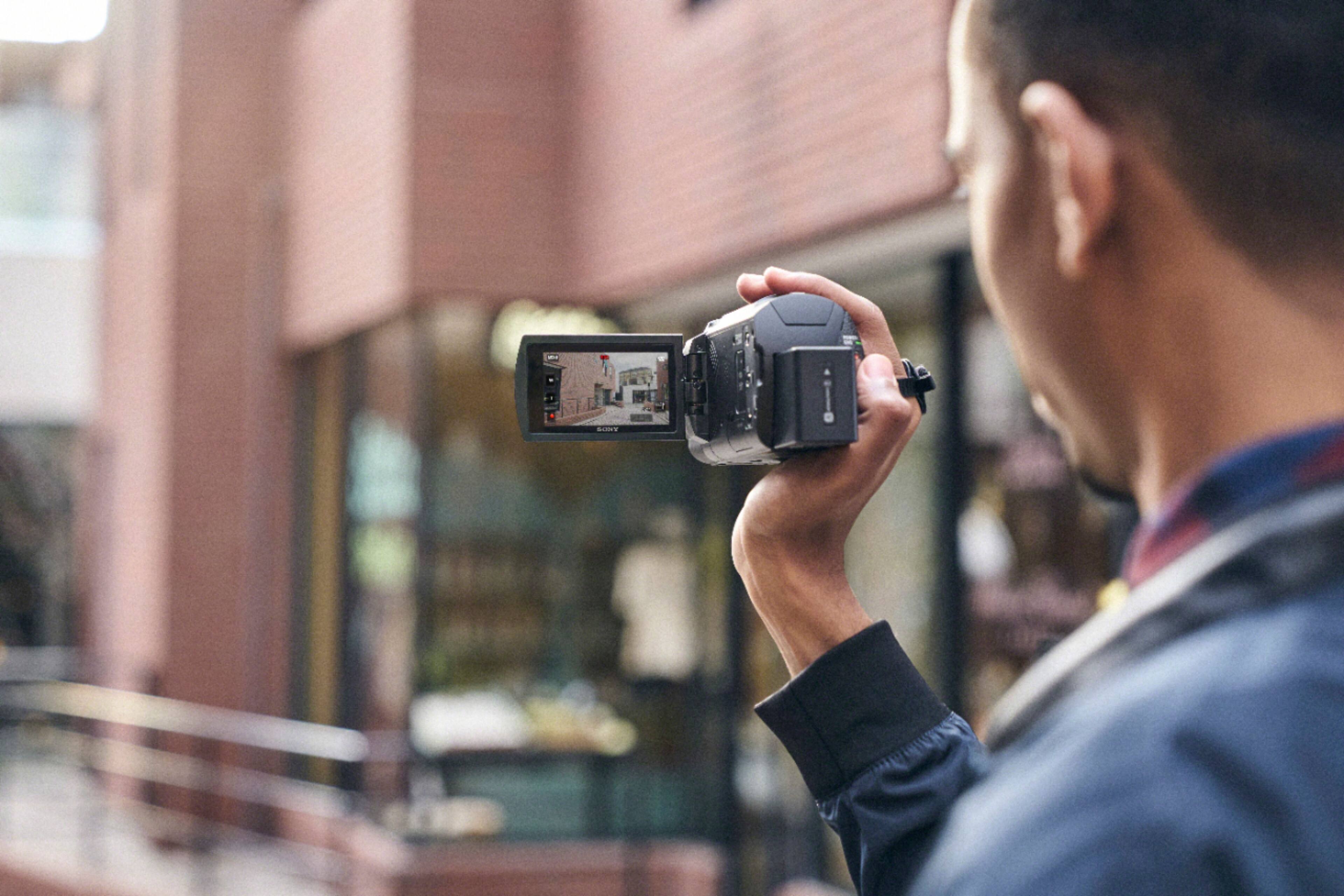 Alt View 38. Sony - Handycam AX43 4K Camcorder - Black.