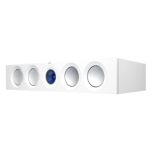 KEF - Reference Quad 6-1/2" Passive 3-Way Center-Channel Speaker (Each) - White/Blue Ice