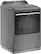 Angle. Whirlpool - 7.4 Cu. Ft. Smart Electric Dryer with Steam - Chrome Shadow.