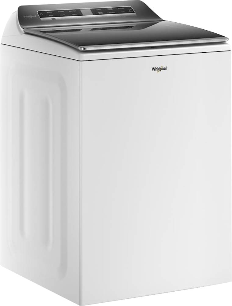 Angle View: Whirlpool - 4.6 Cu. Ft. Top Load Washer with Built-In Water Faucet - White
