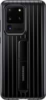 Samsung - Rugged Protective Cover for Samsung Galaxy S20 Ultra 5G - Black - Front_Zoom