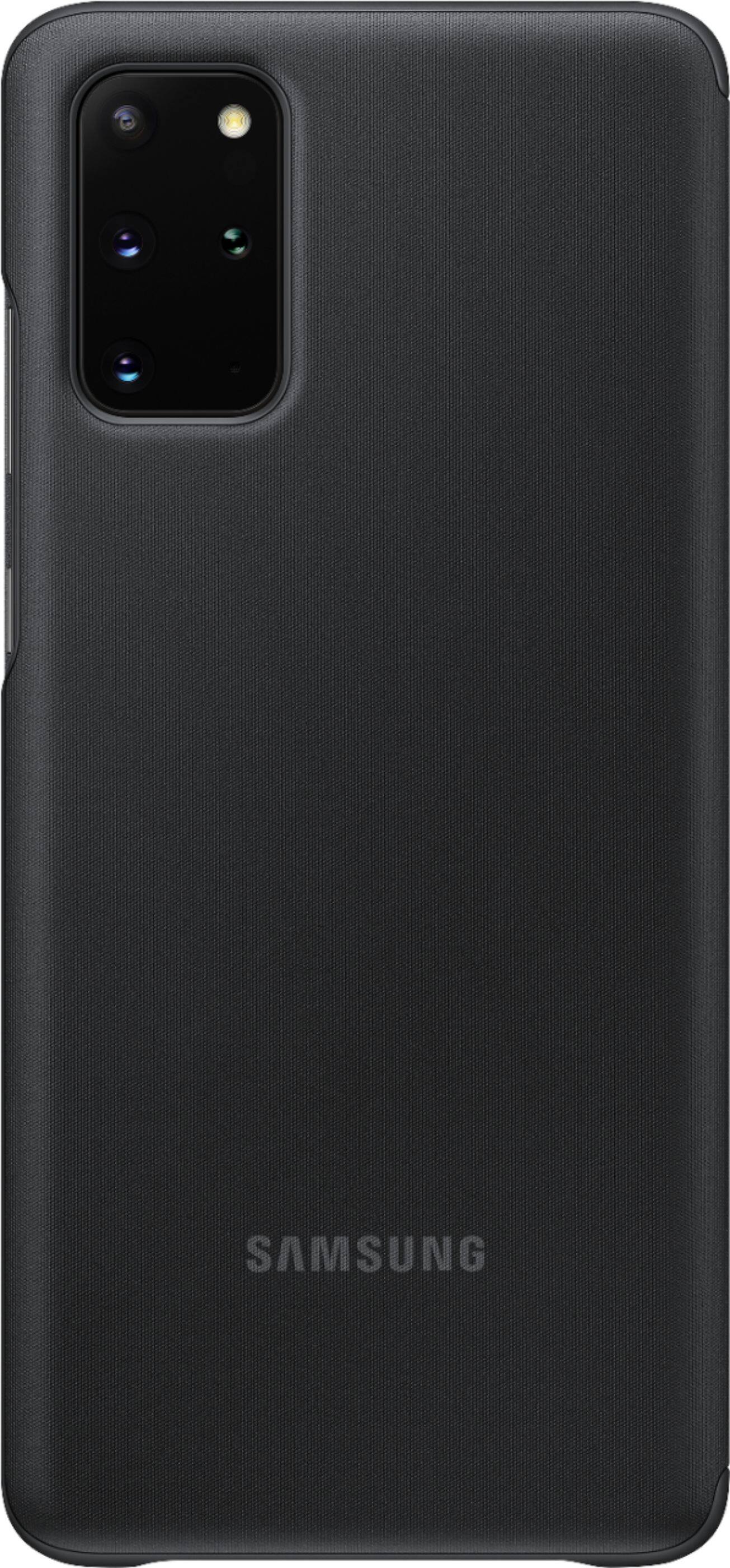 Alt View 1. Samsung - S-View Flip Cover Case for Samsung Galaxy S20+ 5G - Black.