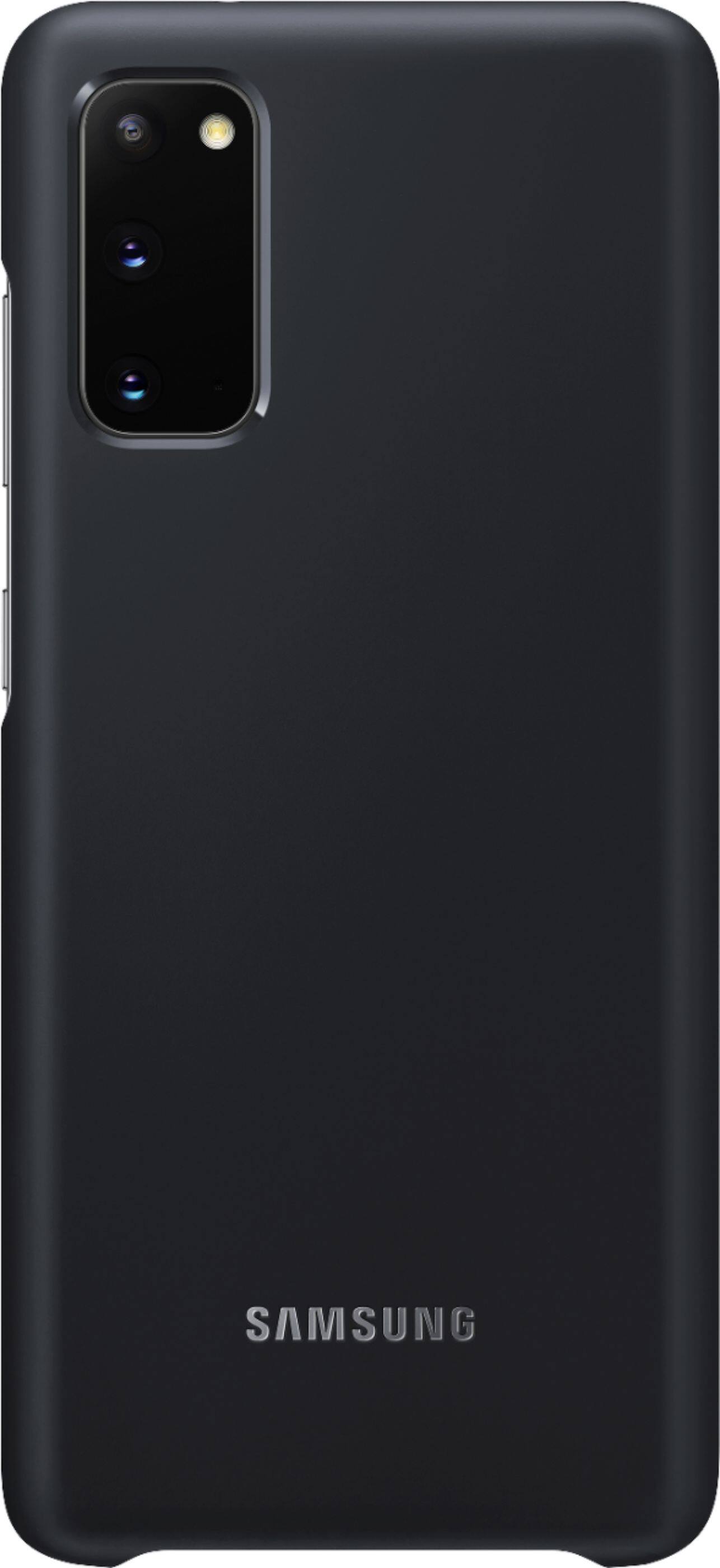 Alt View 1. Samsung - LED Back Cover Case for Samsung Galaxy S20 5G - Black.