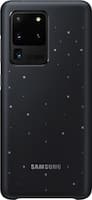 Samsung - LED Back Cover Case for Samsung Galaxy S20 Ultra 5G - Black - Front_Zoom