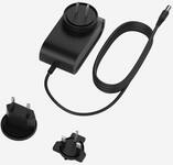 Front. Hyperice - Wall Charger - Black.