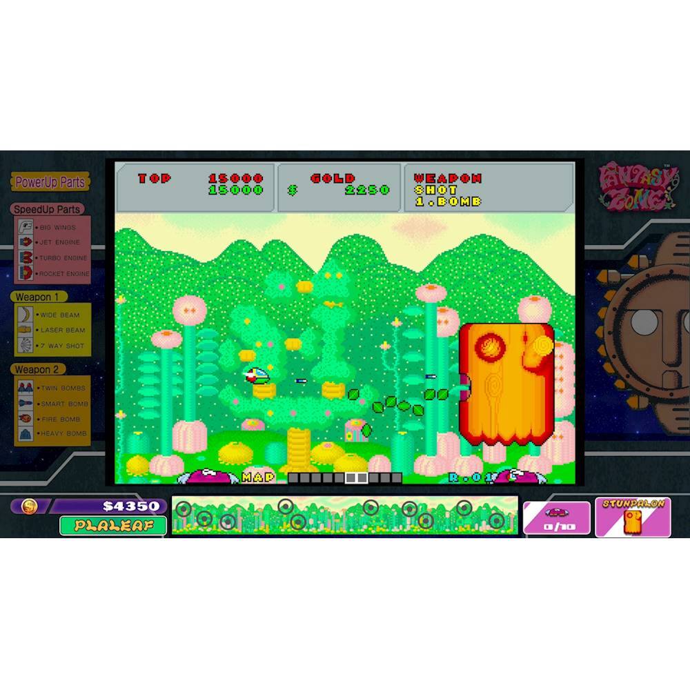 The image features a video game with a mountainous landscape and a character holding a weapon. The game is set in a forest, and the character is standing in front of a clock. The game is likely a platformer, as indicated by the presence of a clock and the character's position in the scene. The game is displayed on a screen, and the character is actively engaged in the gameplay.