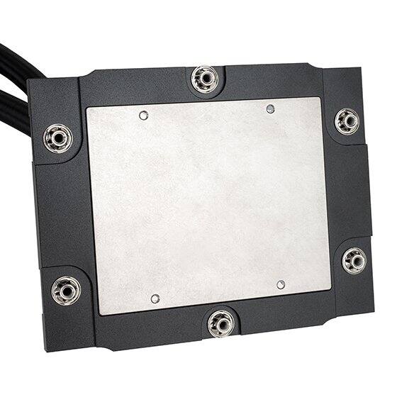 Alt View 1. SilverStone - SST-XE360-SP5 High Performance Triple 120mm All-In-One Liquid Cooler for AMD Socket SP5 - Black.