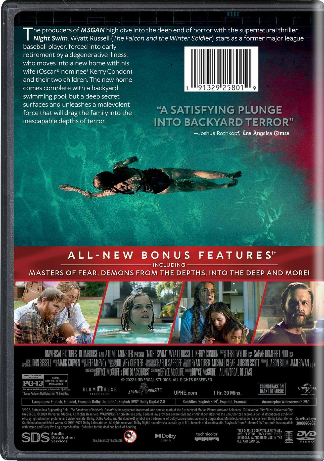 Back. Night Swim [DVD].