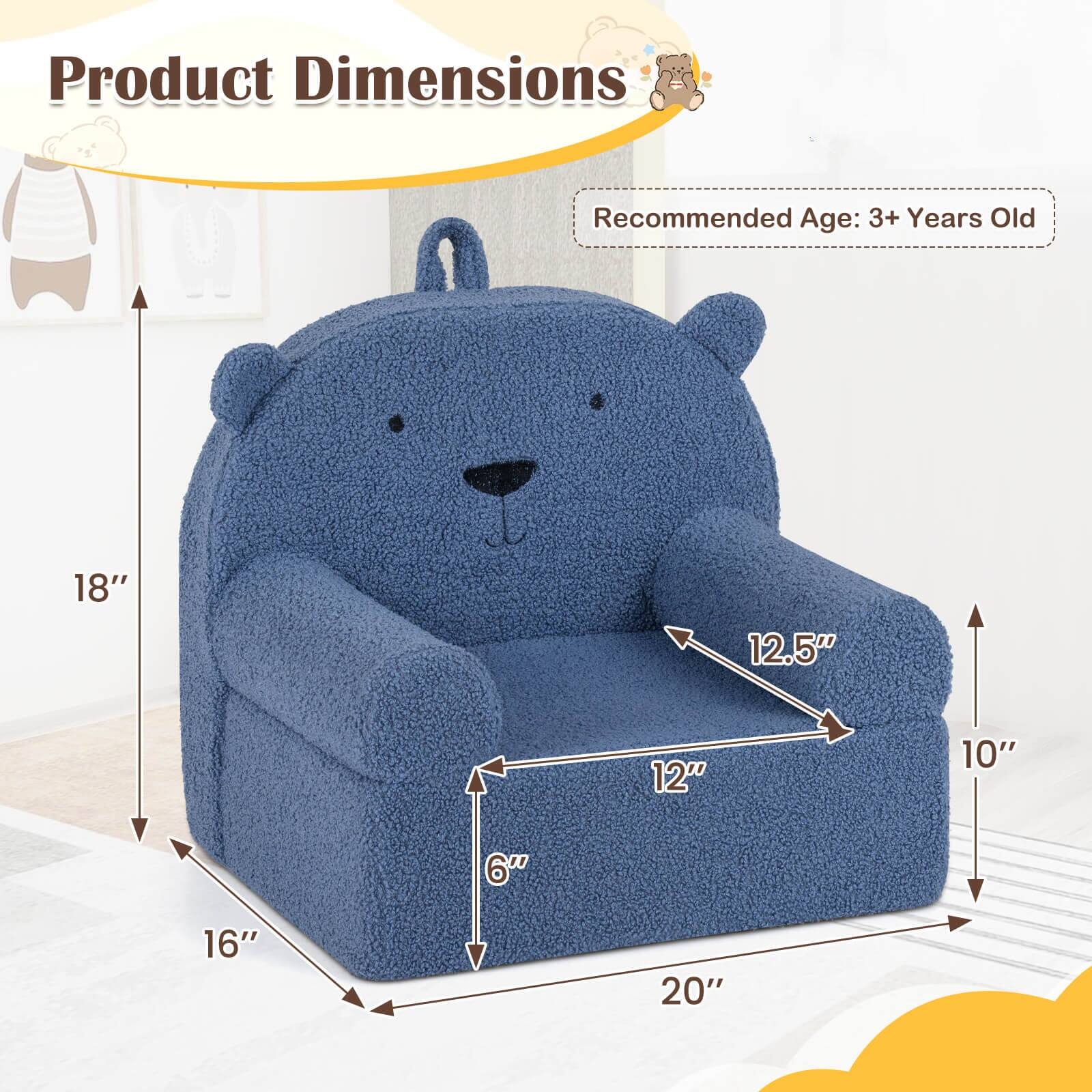Product Dimensions  
Recommended Age: 3+ Years Old  

18"  
12.5"  
12"  
10"  
6"  
16"  
20"