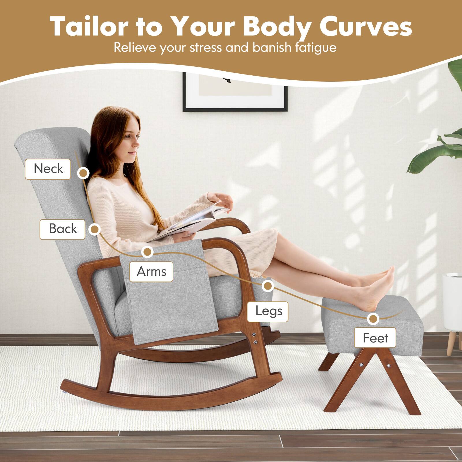 Tailor to Your Body Curves
Relieve your stress and banish fatigue
Neck
Back
Arms
Legs
Feet