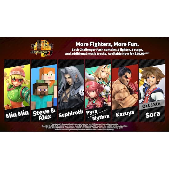 Buy SUPER SMASH BROS. ULTIMATE Fighters Pass Vol. 2 Nintendo Switch  Nintendo Switch Key 