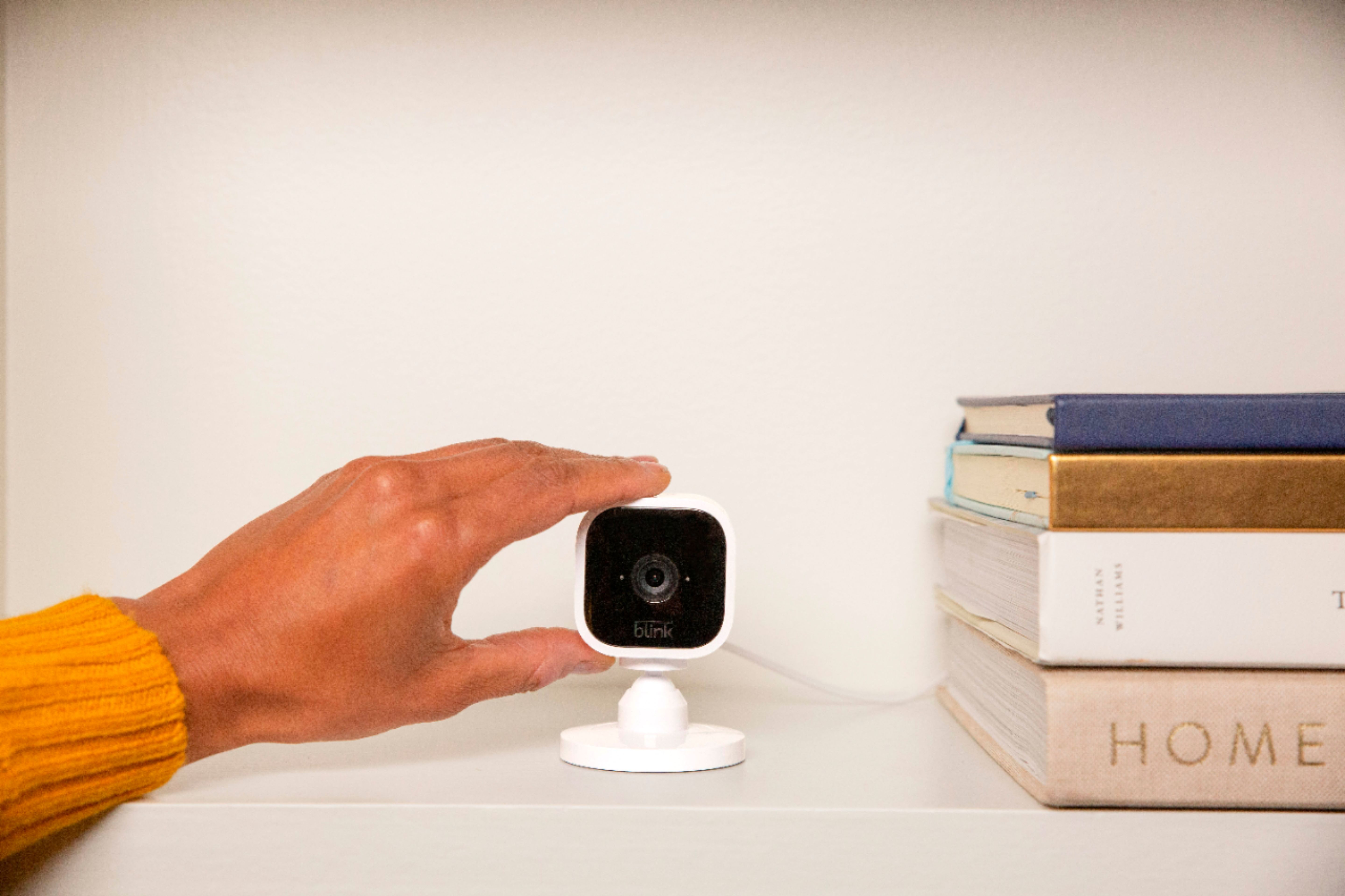 Blink Mini Indoor Plug-in Smart Surveillance Camera - White, 2 pk