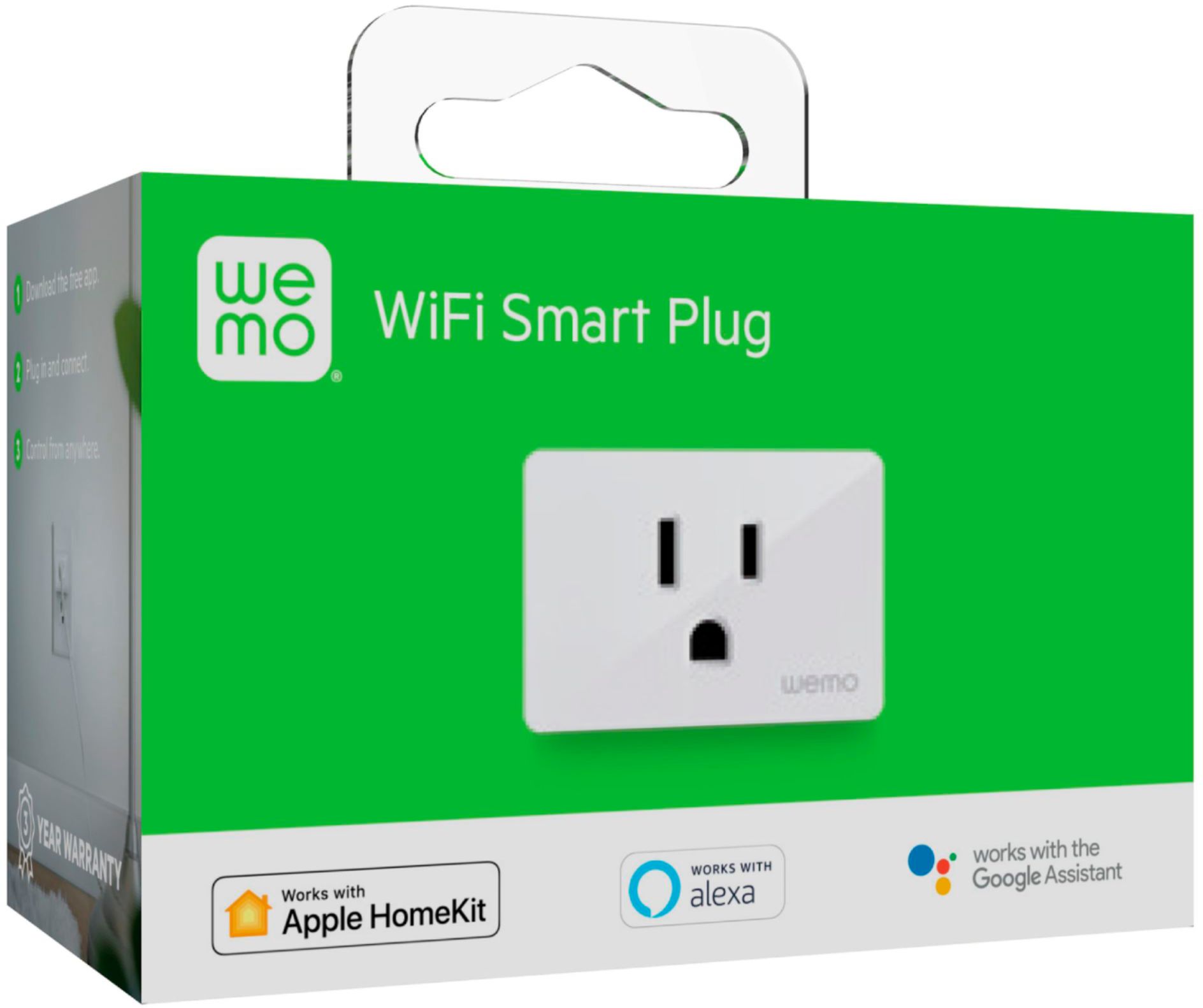 WeMo WiFi Smart Outdoor Plug Black WSP090 - Best Buy
