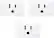 Front. WeMo - WiFi Smart Plug 3-Pack - White.