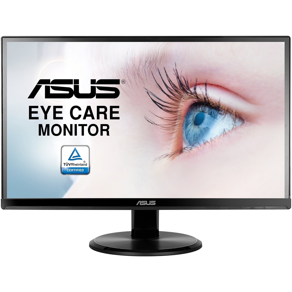 ASUS VP229Q 21.5” Monitor, 1080P Full HD, 75Hz, IPS,  FreeSync/Adaptive-Sync, Eye Care, HDMI DisplayPort VGA, Frameless, VESA  Wall Mountable BLACK