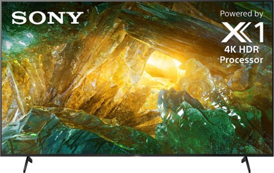 Front Zoom. Sony - 85" Class X800H Series LED 4K UHD Smart Android TV.
