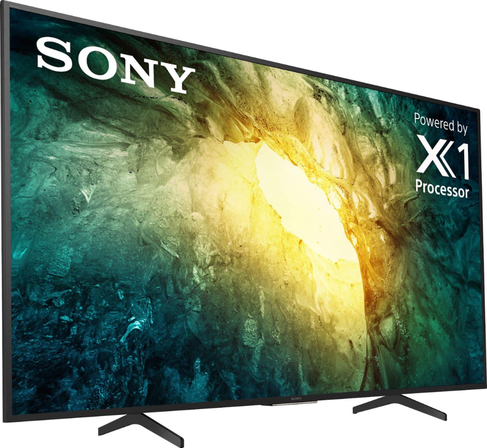 Angle. Sony - 65" Class X750H Series LED 4K UHD Smart Android TV - Black.